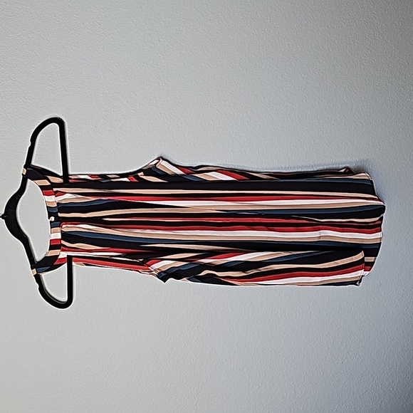 Torrid Summer Office size 0 goddess colorful stripe tank - Picture 7 of 8